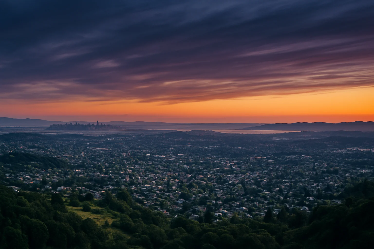San Rafael, CA skyline