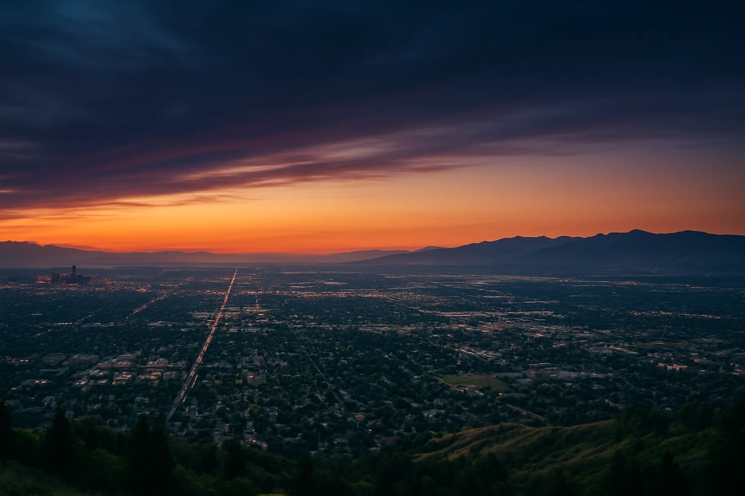 Sandy, UT skyline