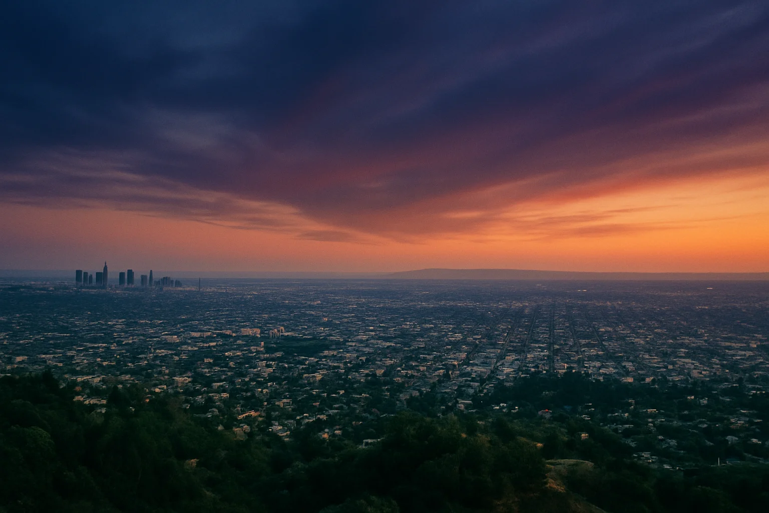 Santa Ana, CA skyline