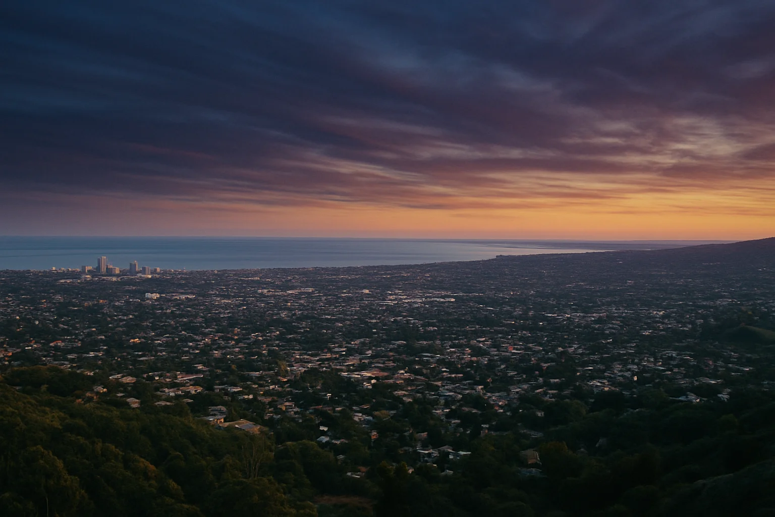 Santa Barbara, CA skyline