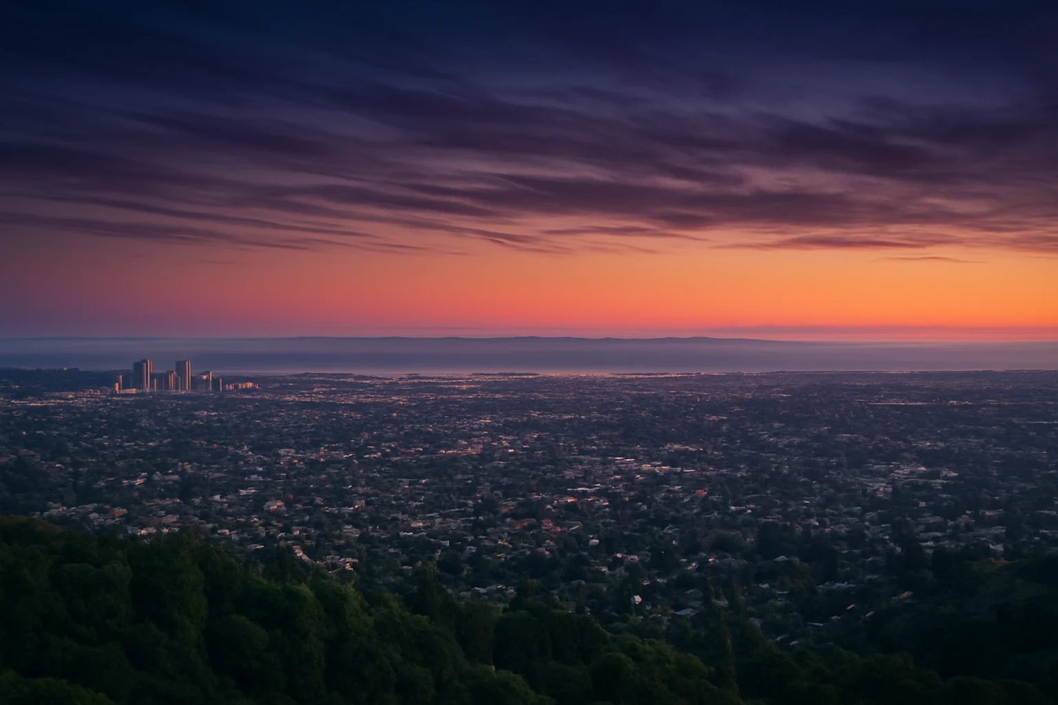 Santa Cruz, CA skyline