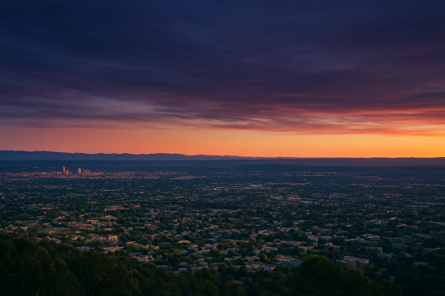 Santa Fe, NM skyline