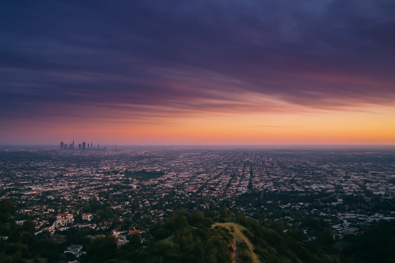 Santa Monica, CA skyline