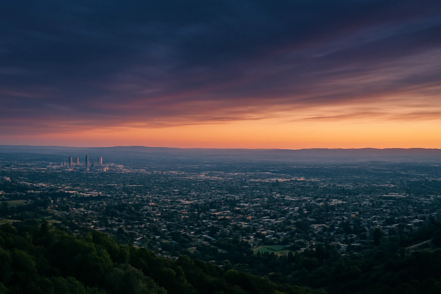 Santa Rosa, CA skyline