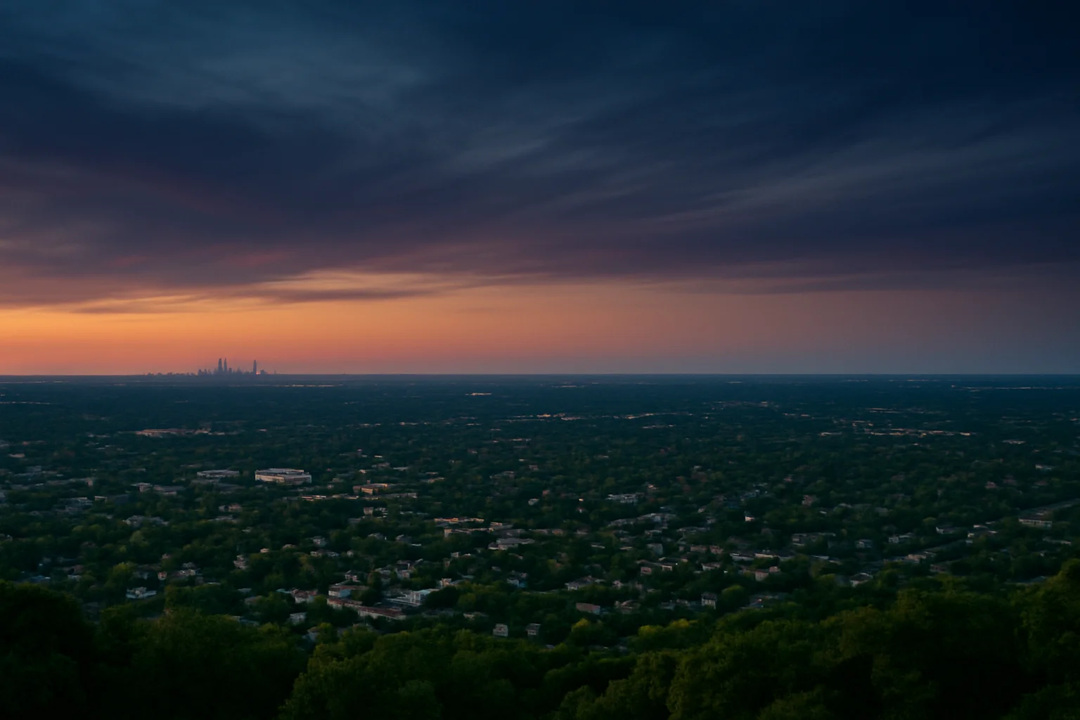 Skokie, IL skyline