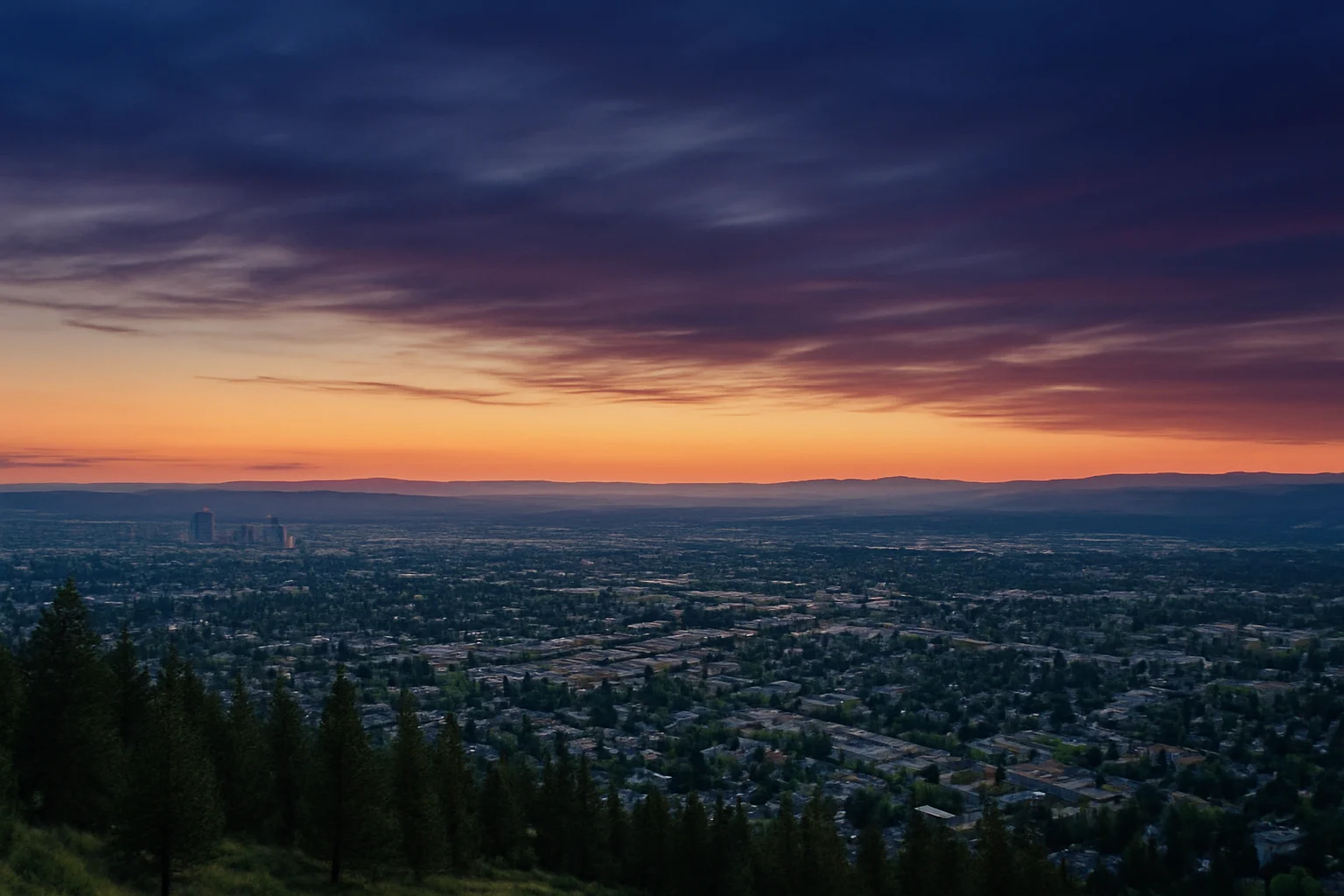 Spokane Valley, WA skyline
