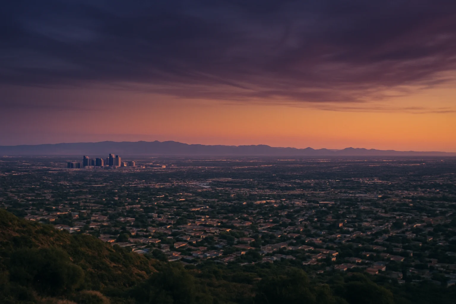 Tempe, AZ skyline