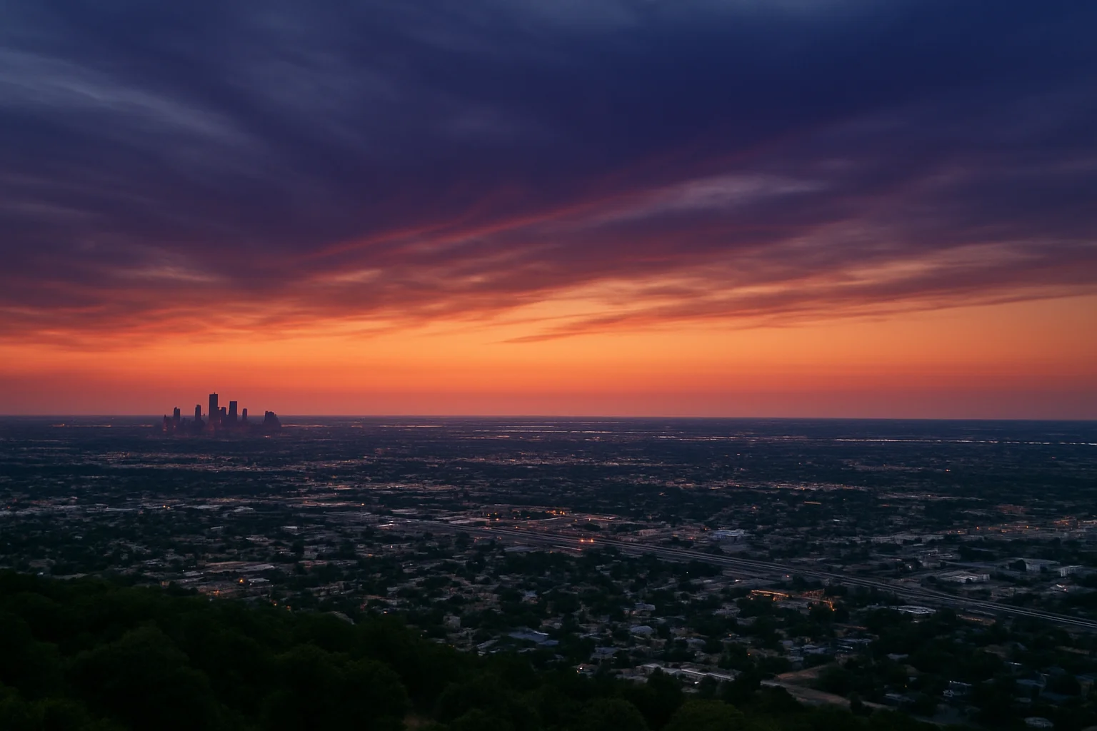 Texas City, TX skyline