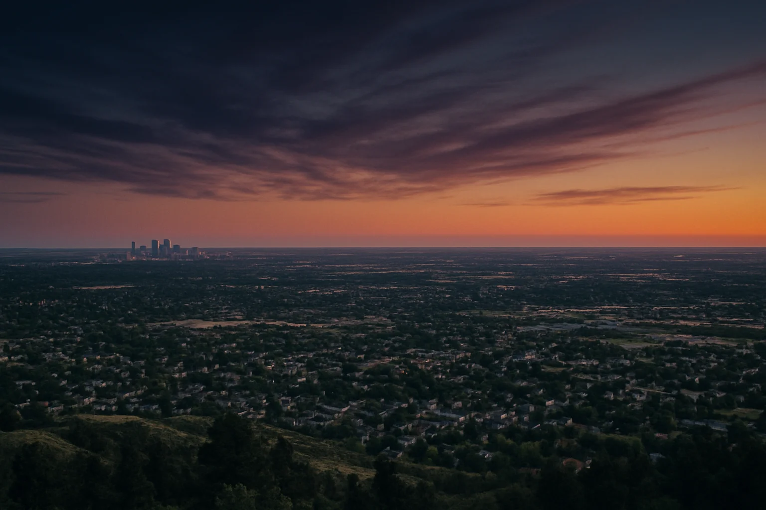 Thornton, CO skyline