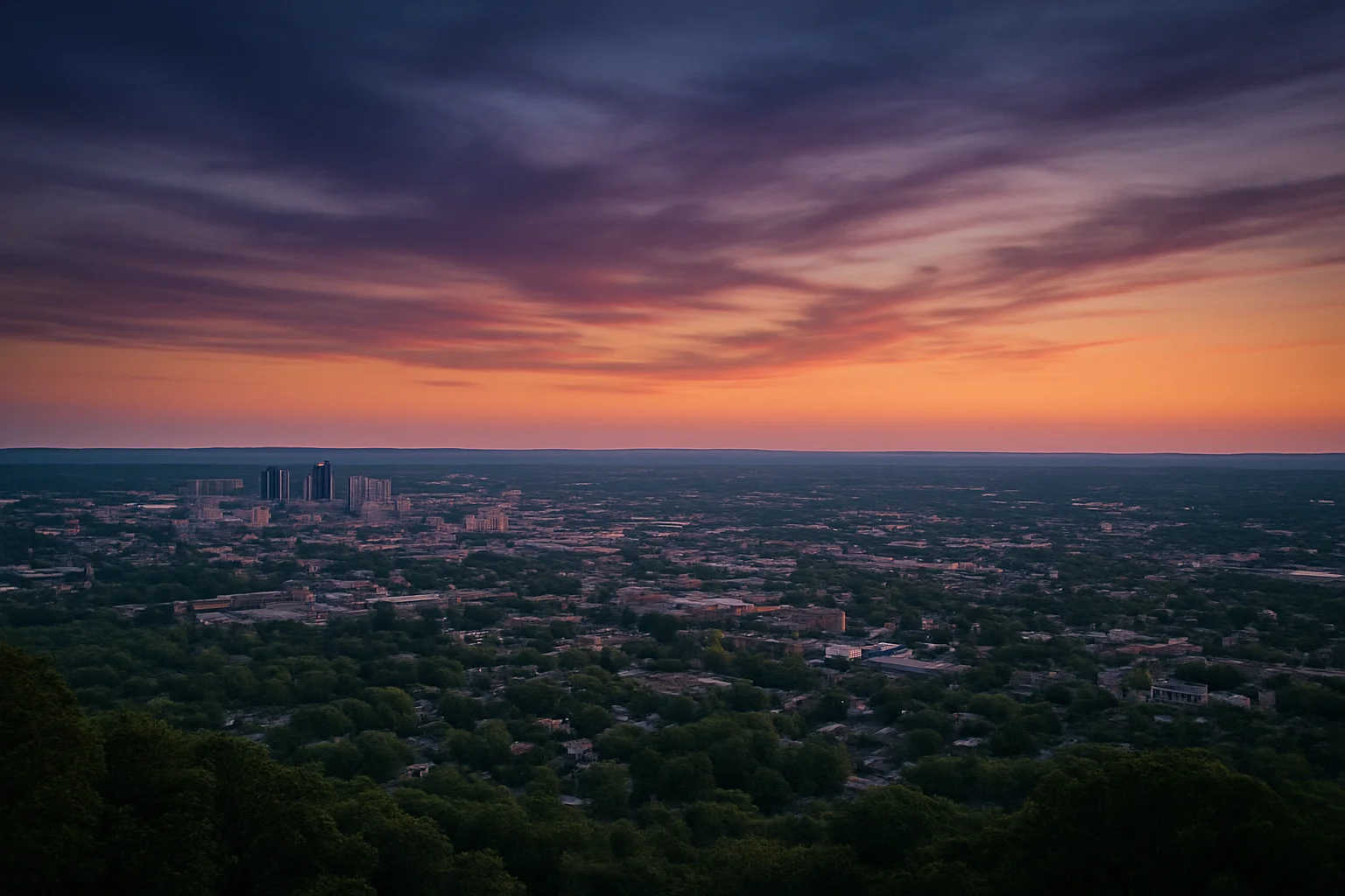 Tuscaloosa, AL skyline