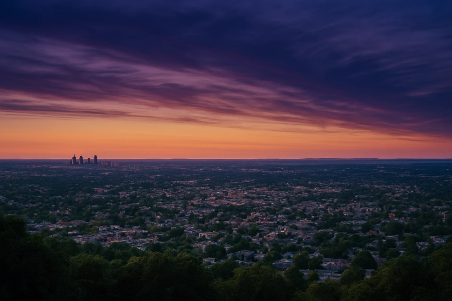 Upper Darby, PA skyline