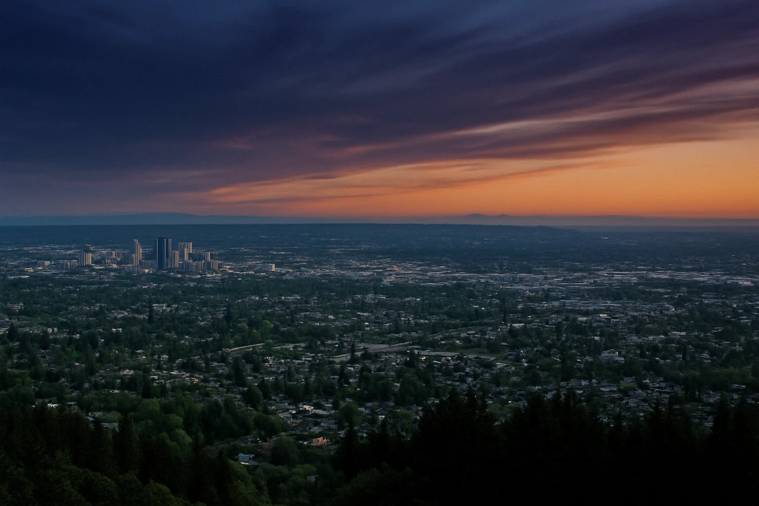 Vancouver, WA skyline