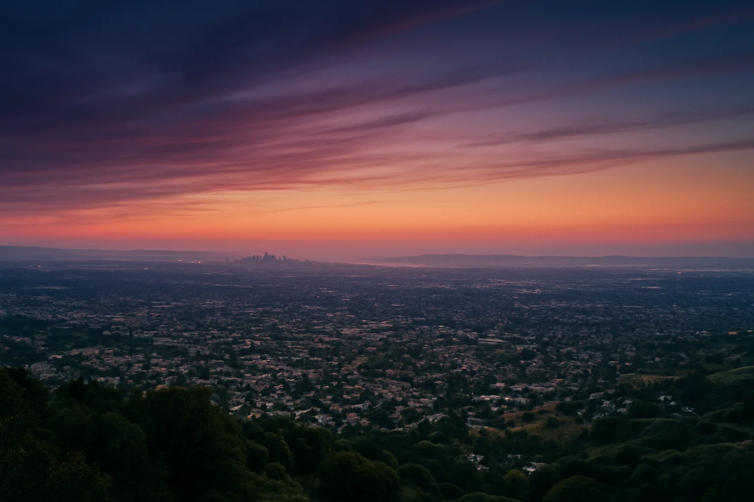 Walnut Creek, CA skyline