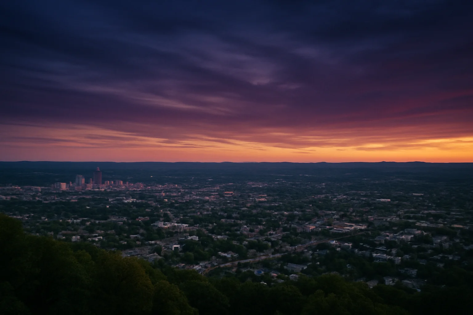 Waterbury, CT skyline