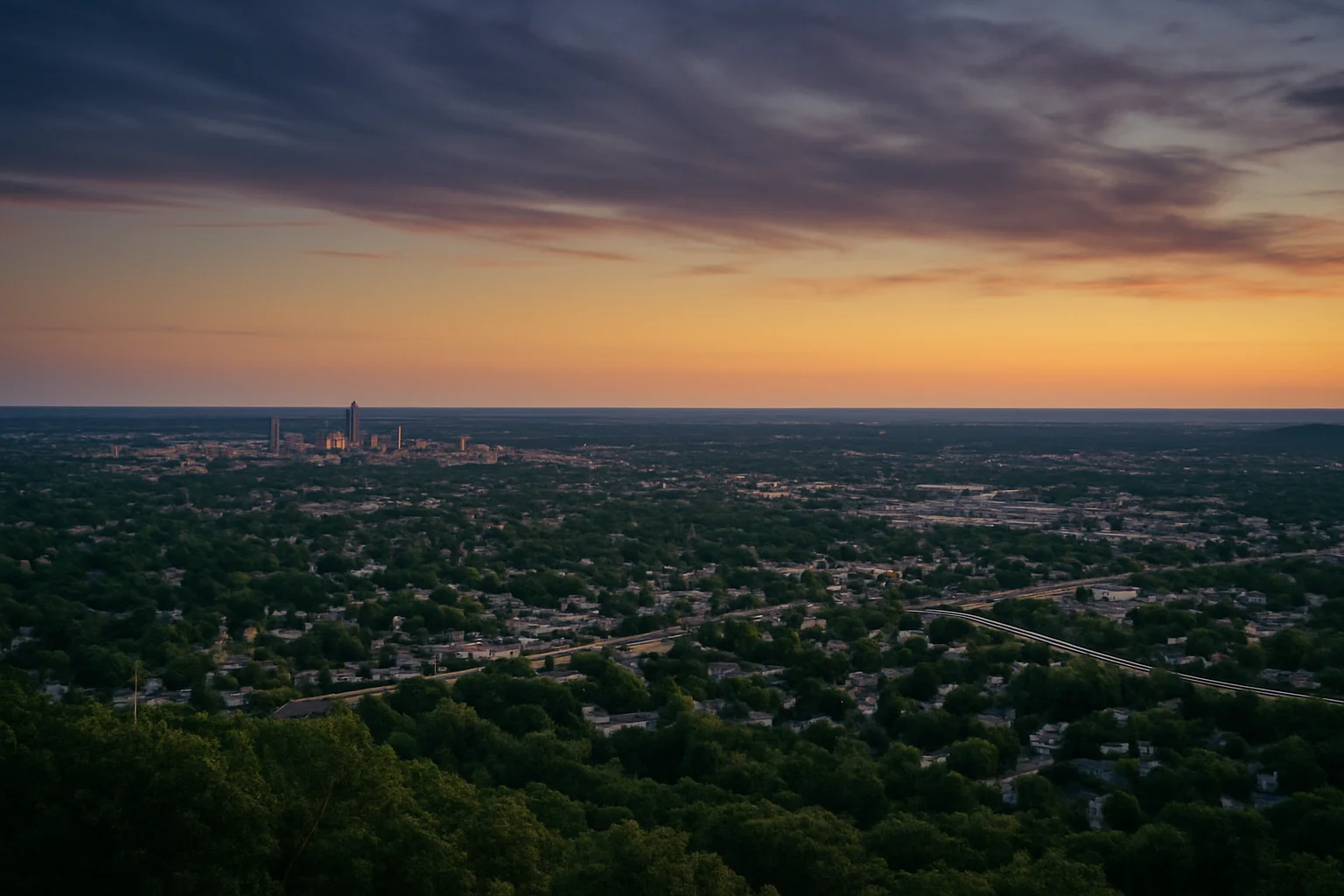 Waukesha, WI skyline