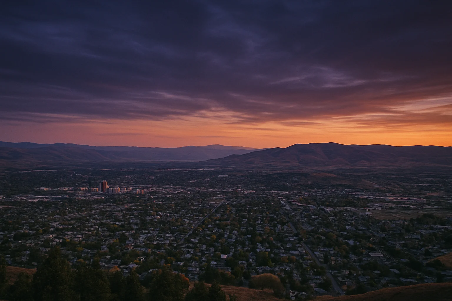 Wenatchee, WA skyline