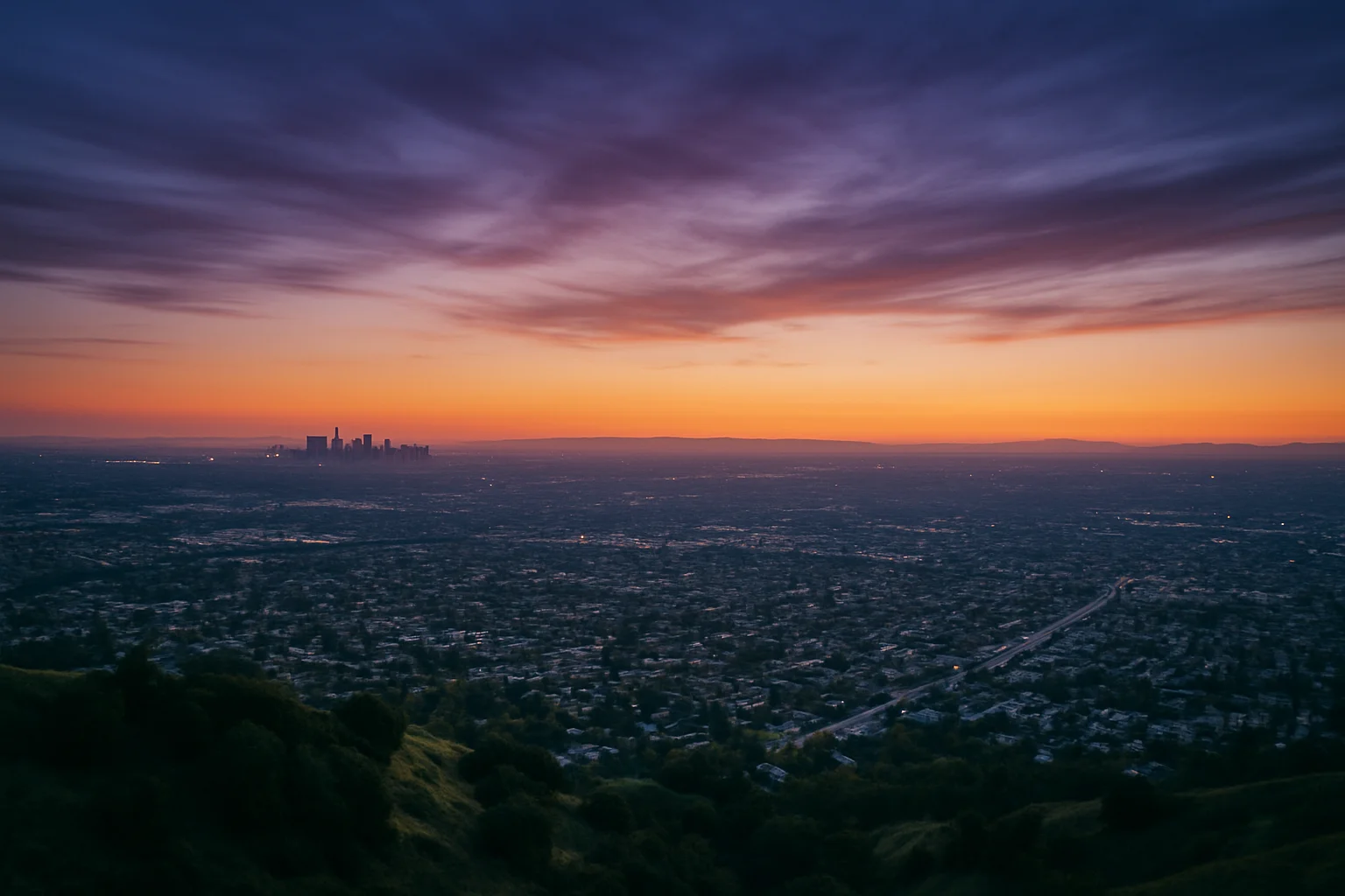 West Covina, CA skyline