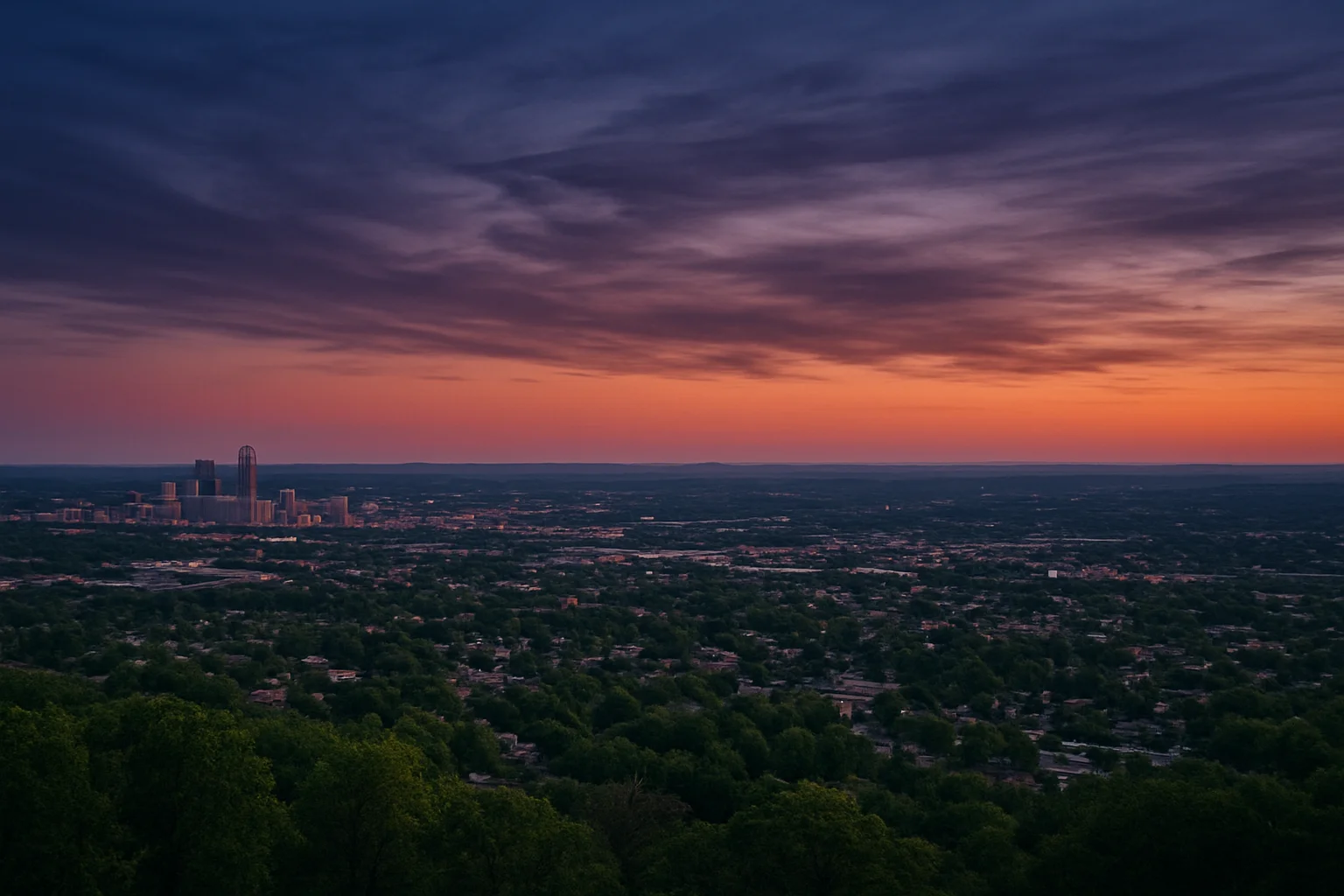 Winston-salem, NC skyline