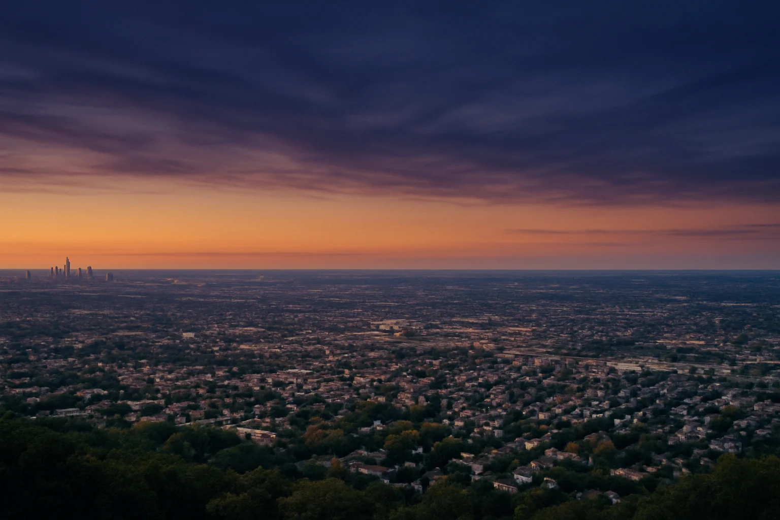 Woodbridge, NJ skyline