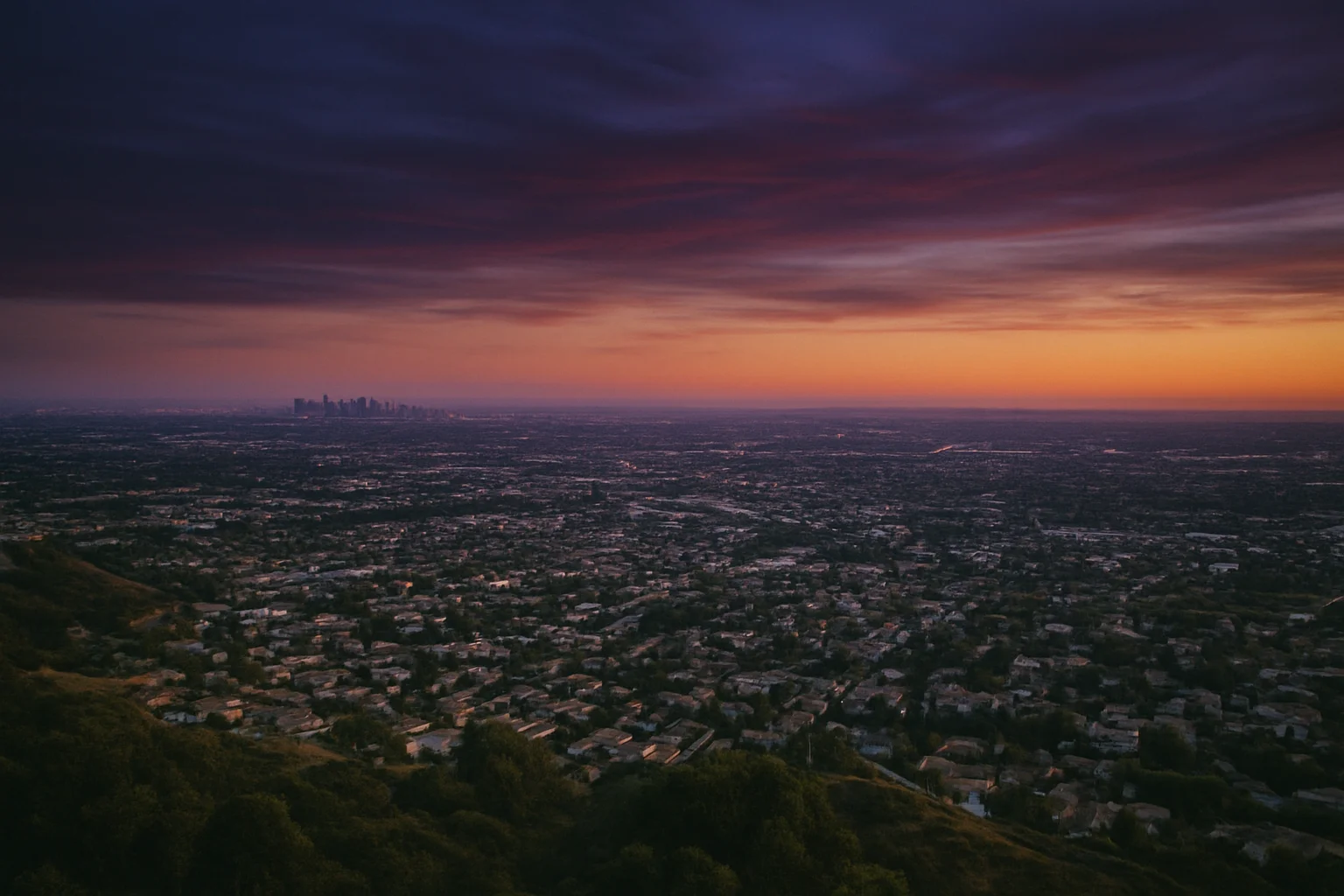 Yorba Linda, CA skyline