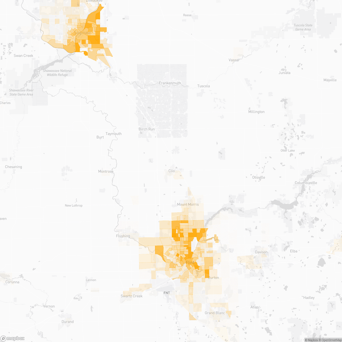 Clio, MI Crime Map