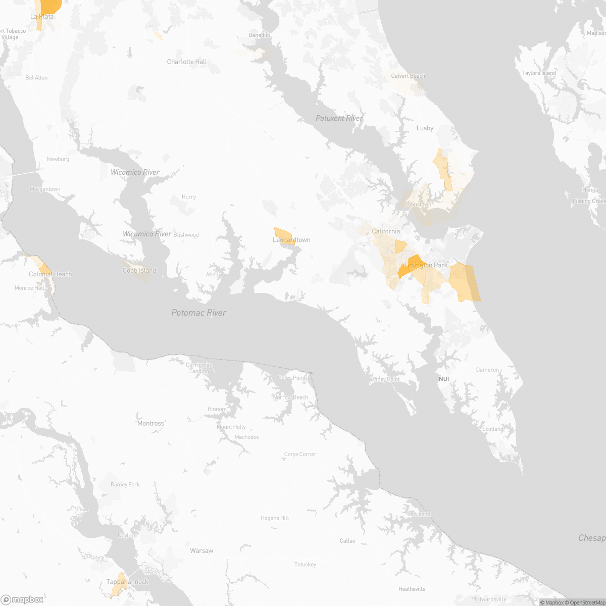 White Point Beach, MD Crime Map