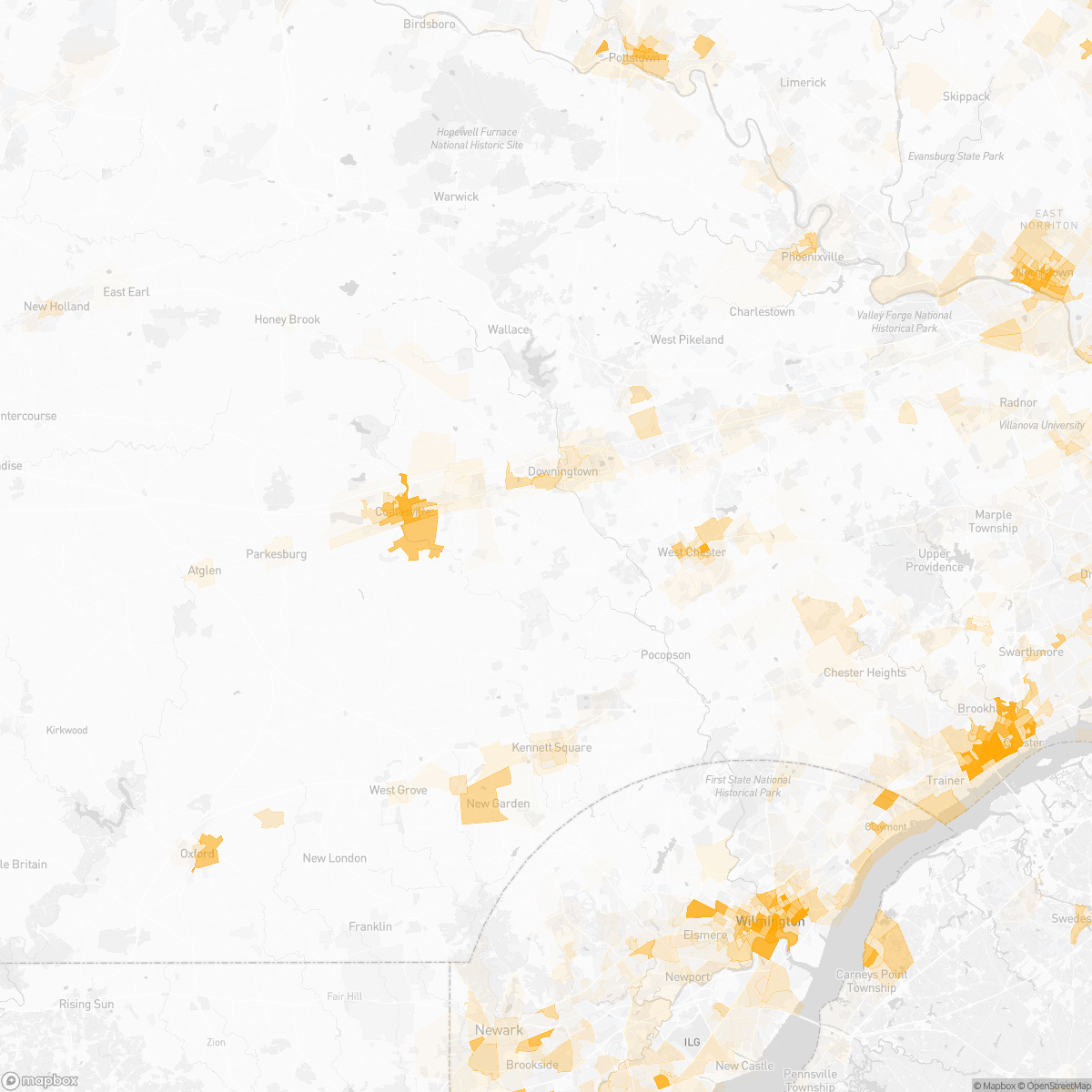 West Bradford, PA Crime Map 2025 - Crime Rates & Safest Neighborhoods ...
