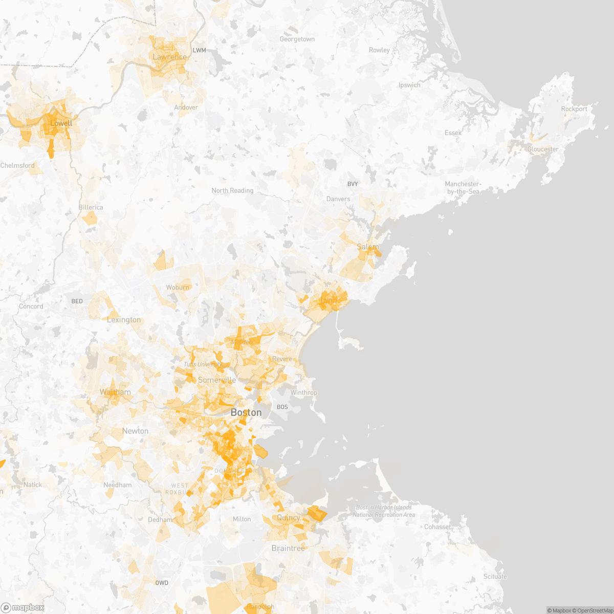 Raddin Station, MA Crime Map