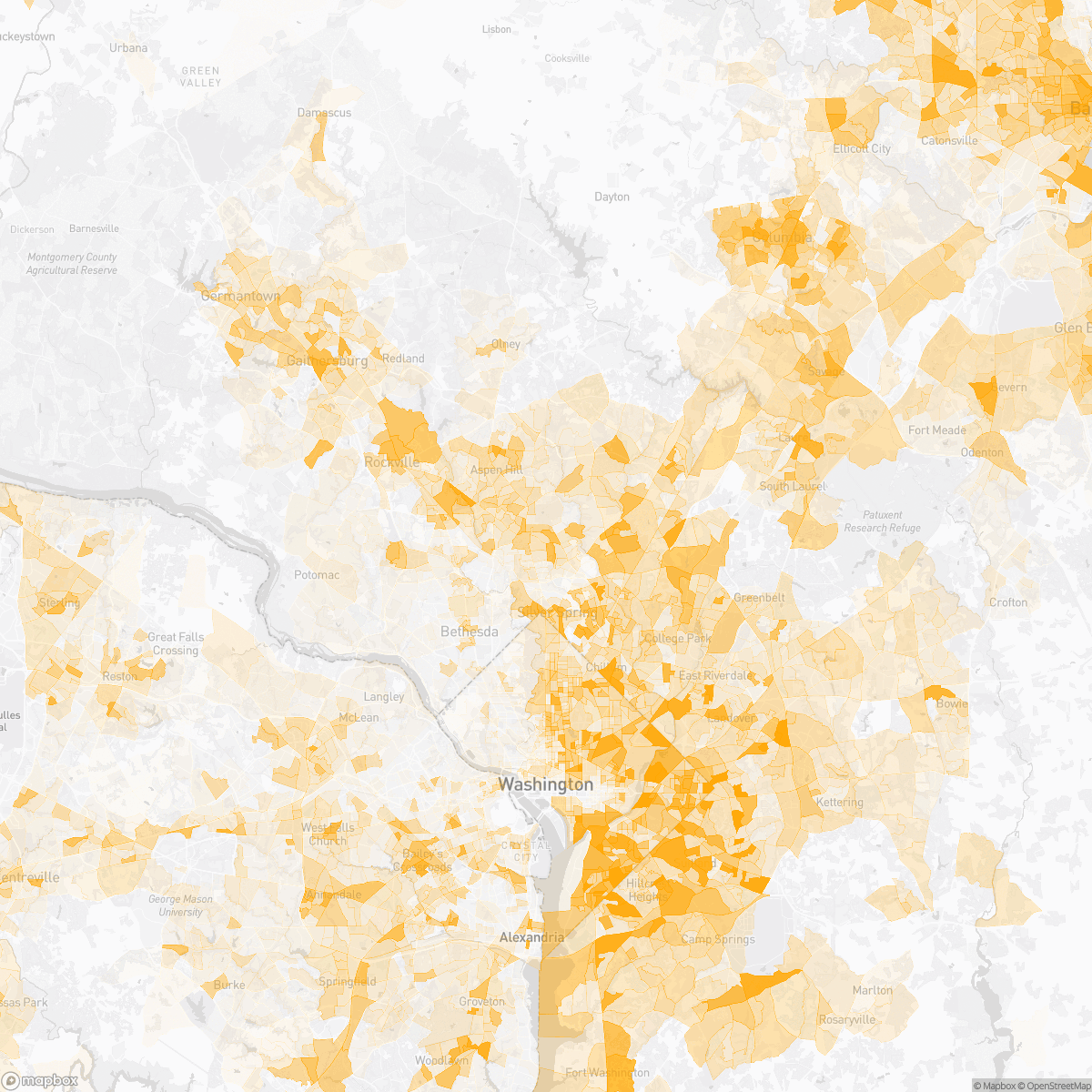 Chestnut Ridge, MD Crime Map