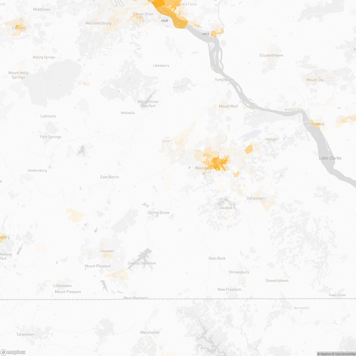Botts, PA Crime Map