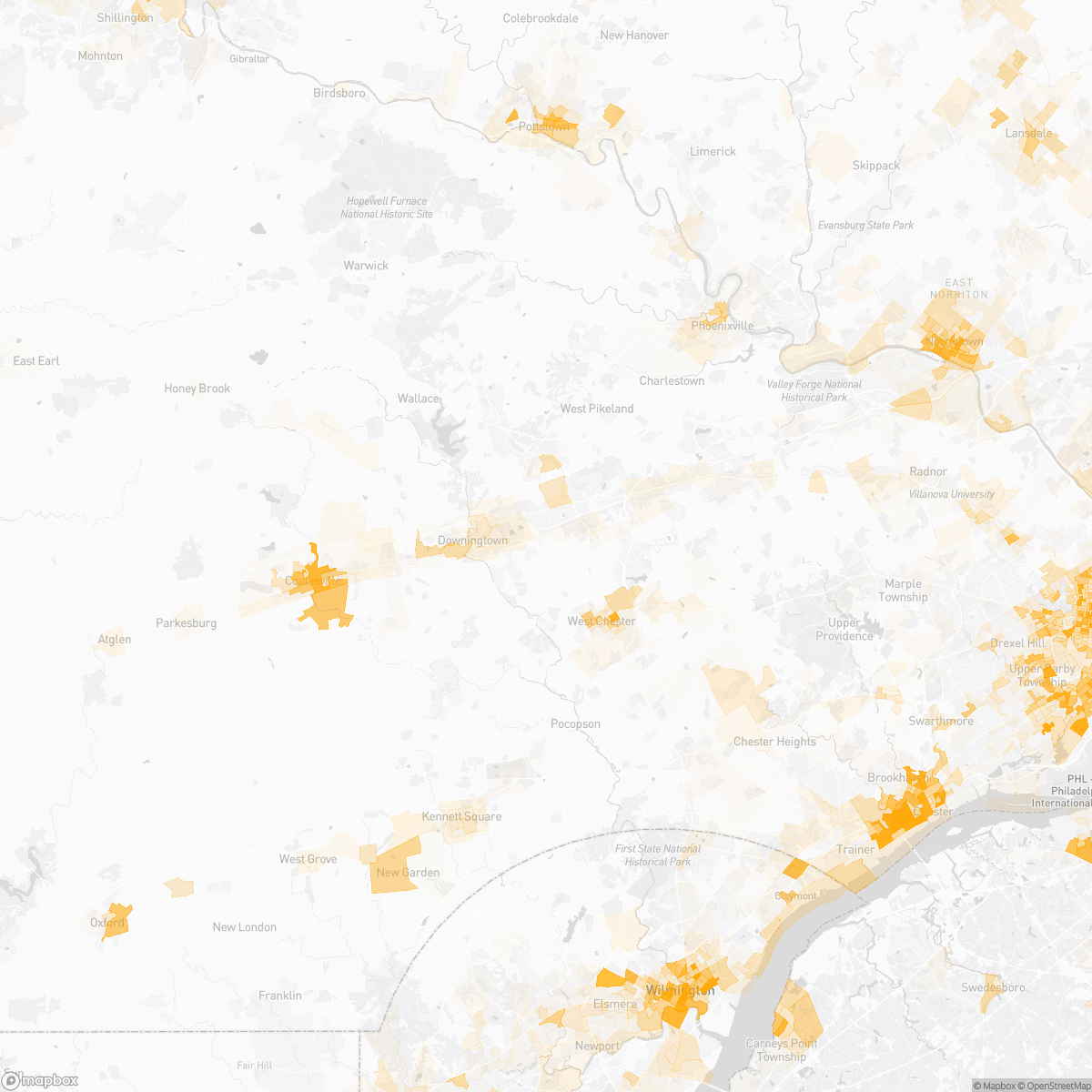 Map 79260 Bradford Hills, PA Crime Map