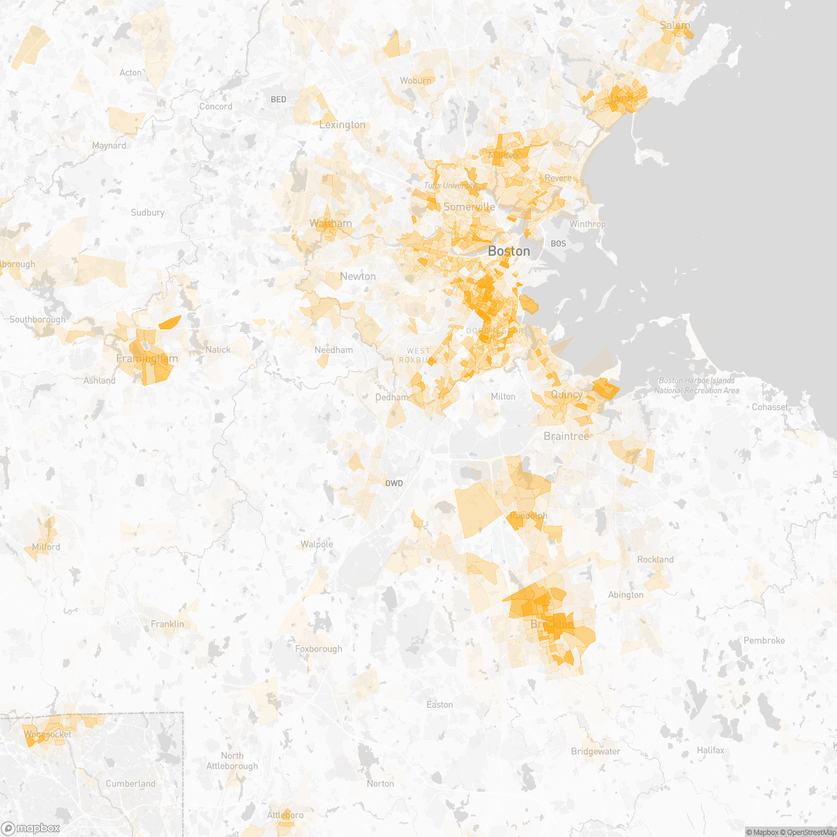 Ashcroft, MA Crime Map