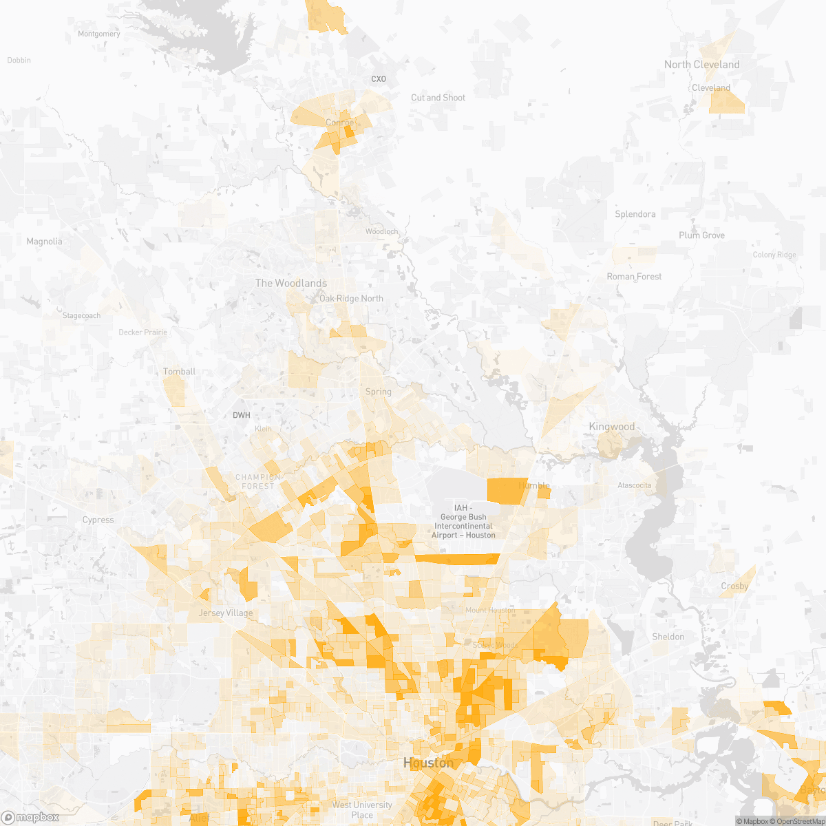 Spring, TX Crime Map