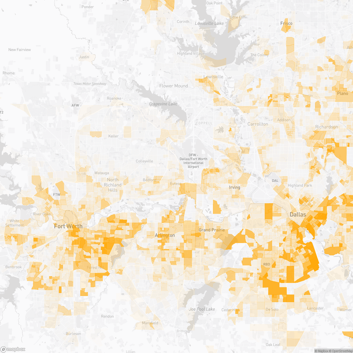 Euless, TX Crime Map