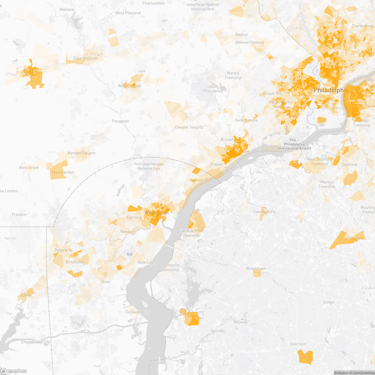Holly Oak, DE Crime Map