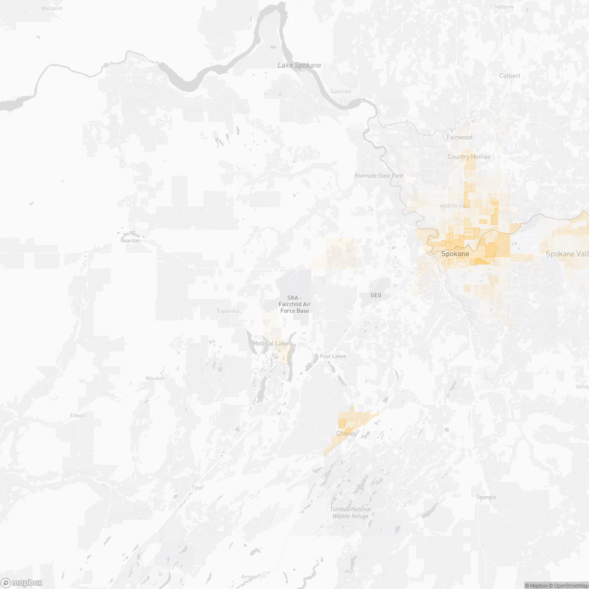 Fafb Map Fairchild Afb, WA Crime Map